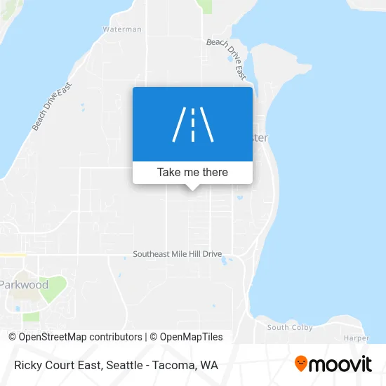 Ricky Court East map