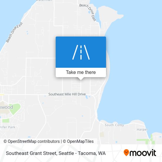 Mapa de Southeast Grant Street