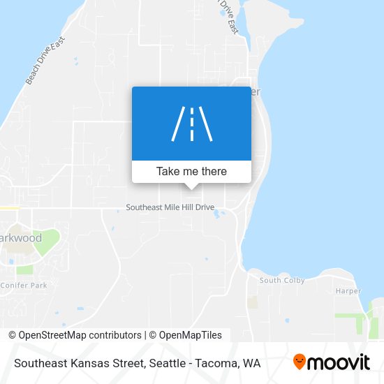 Southeast Kansas Street map