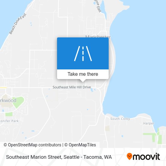 Mapa de Southeast Marion Street