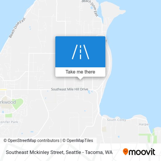 Mapa de Southeast Mckinley Street