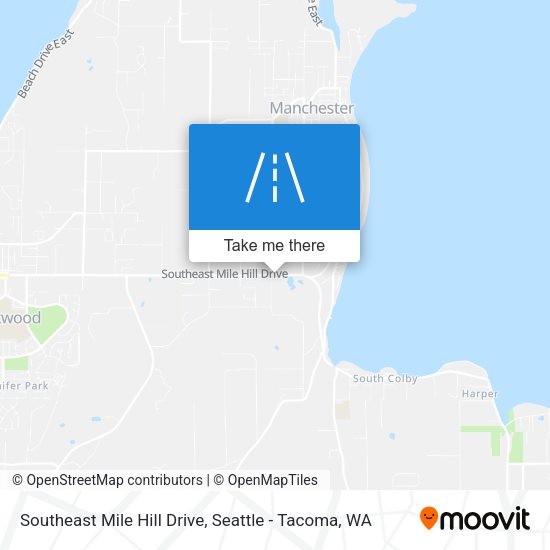 Mapa de Southeast Mile Hill Drive