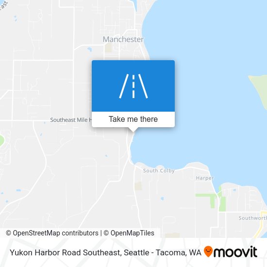 Mapa de Yukon Harbor Road Southeast