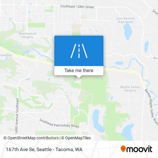 167th Ave Se map