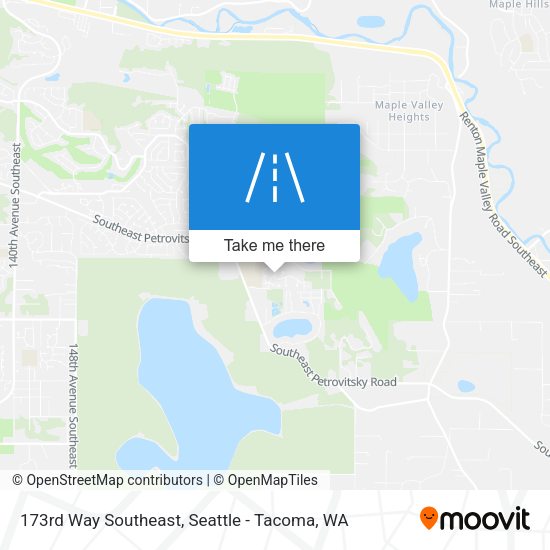 173rd Way Southeast map