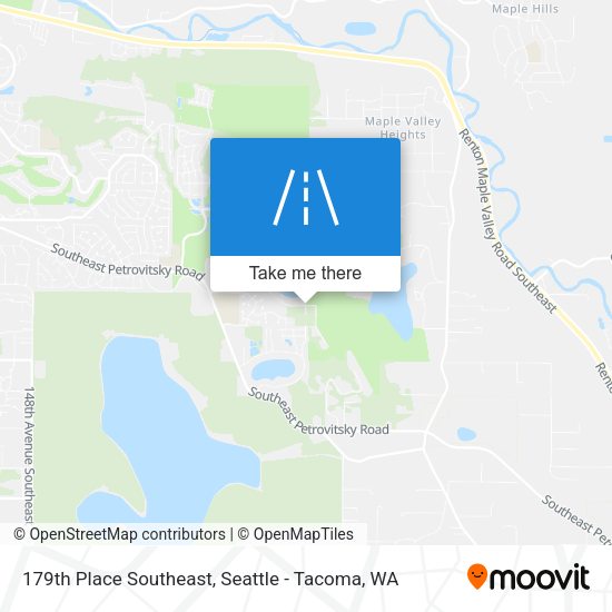 Mapa de 179th Place Southeast