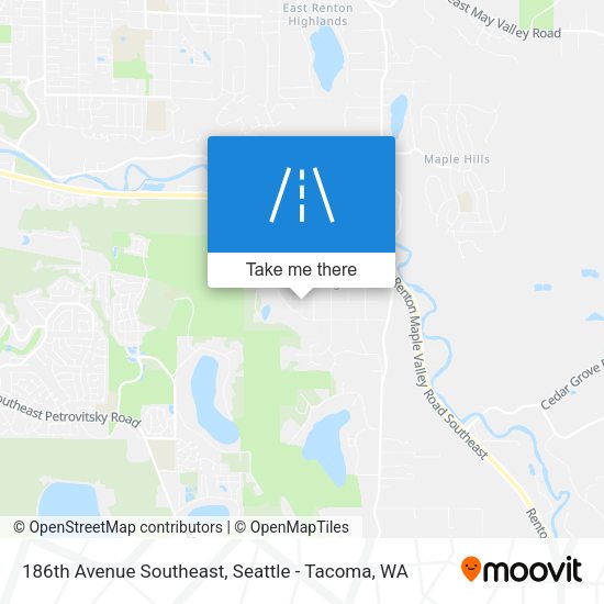 186th Avenue Southeast map