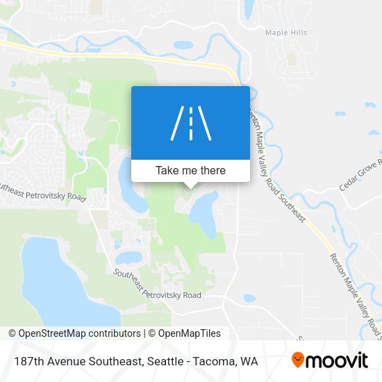 Mapa de 187th Avenue Southeast