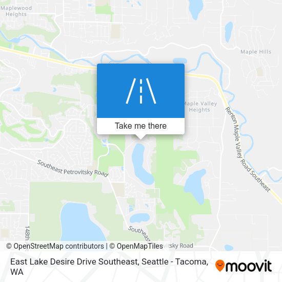 East Lake Desire Drive Southeast map