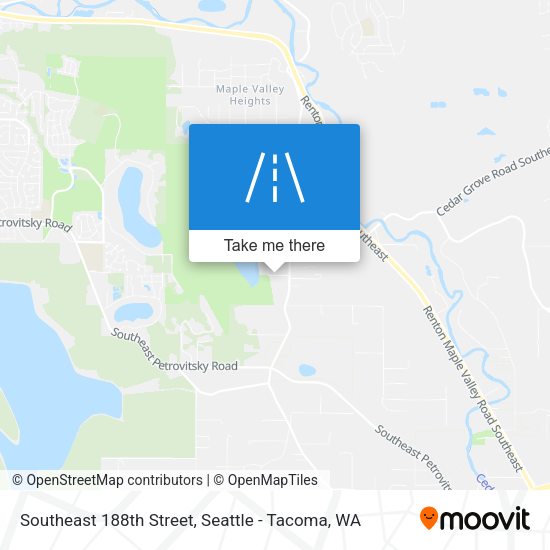 Southeast 188th Street map