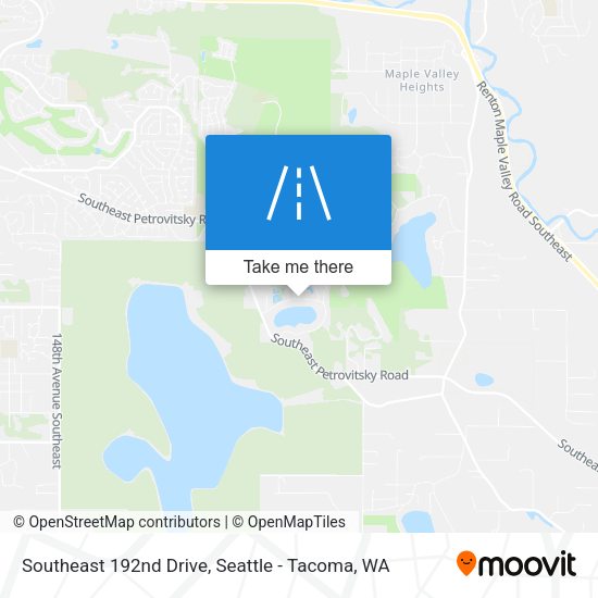 Southeast 192nd Drive map