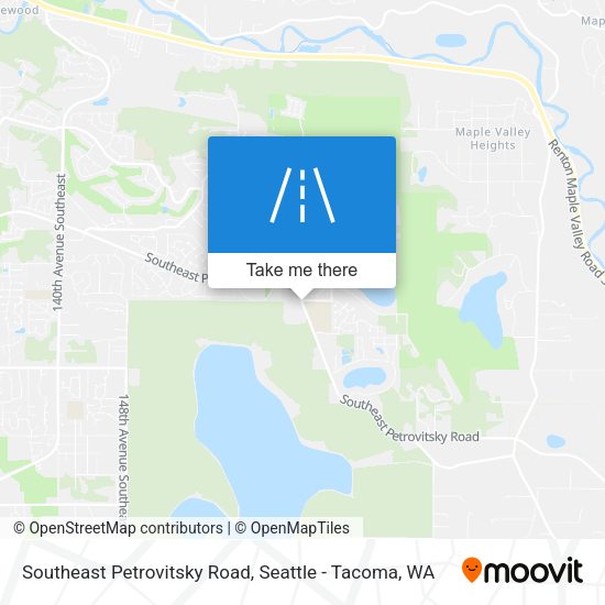 Southeast Petrovitsky Road map