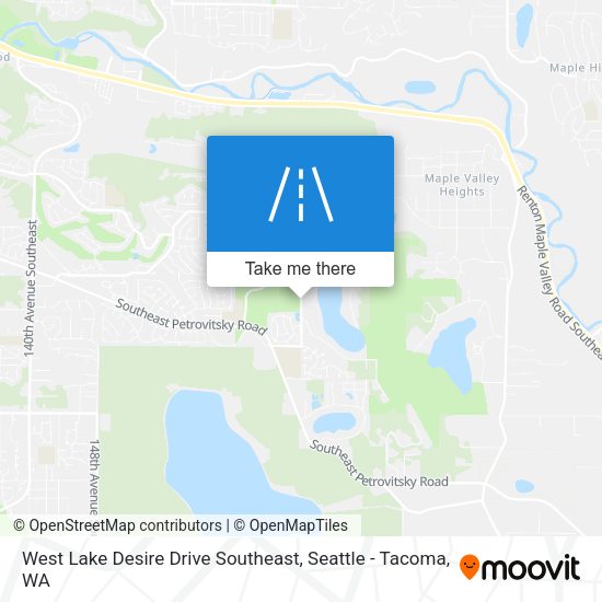 West Lake Desire Drive Southeast map