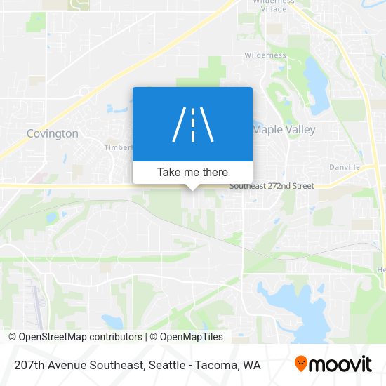 Mapa de 207th Avenue Southeast