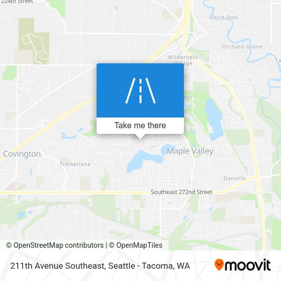 211th Avenue Southeast map
