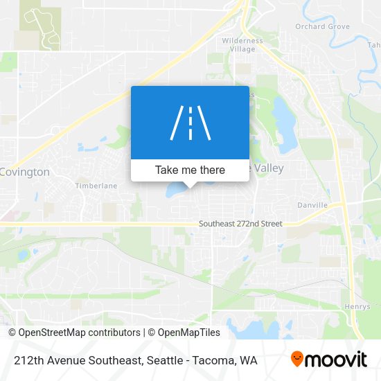212th Avenue Southeast map