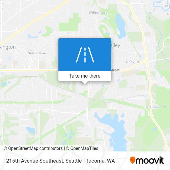 215th Avenue Southeast map