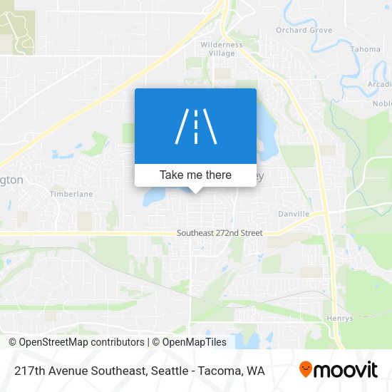 217th Avenue Southeast map