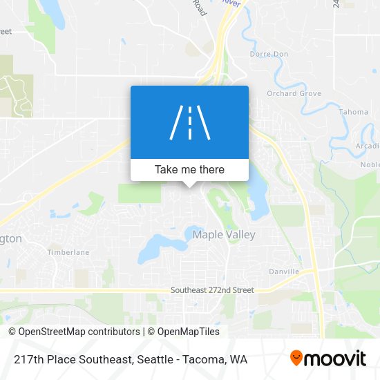 Mapa de 217th Place Southeast