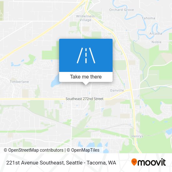 221st Avenue Southeast map