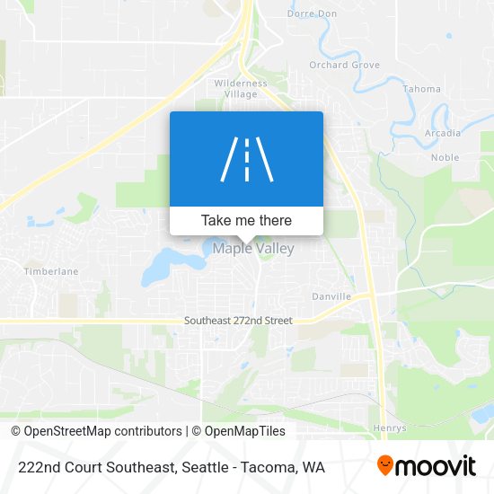 Mapa de 222nd Court Southeast