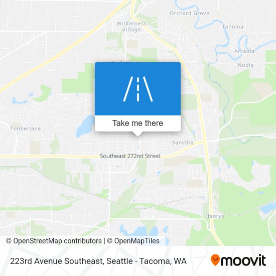 223rd Avenue Southeast map