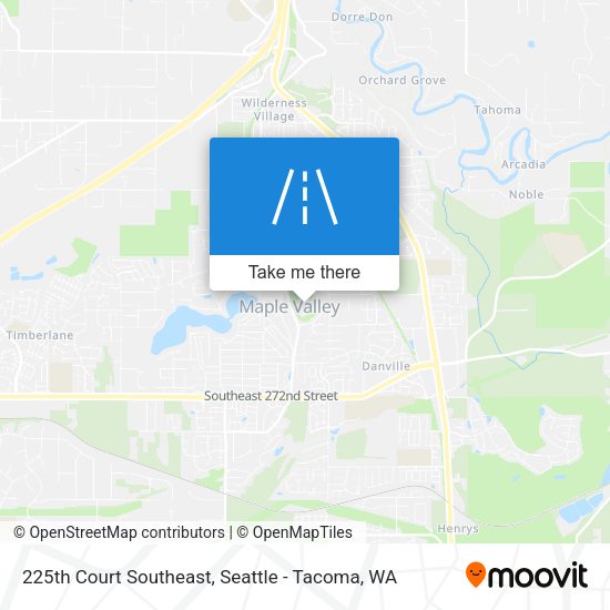 Mapa de 225th Court Southeast