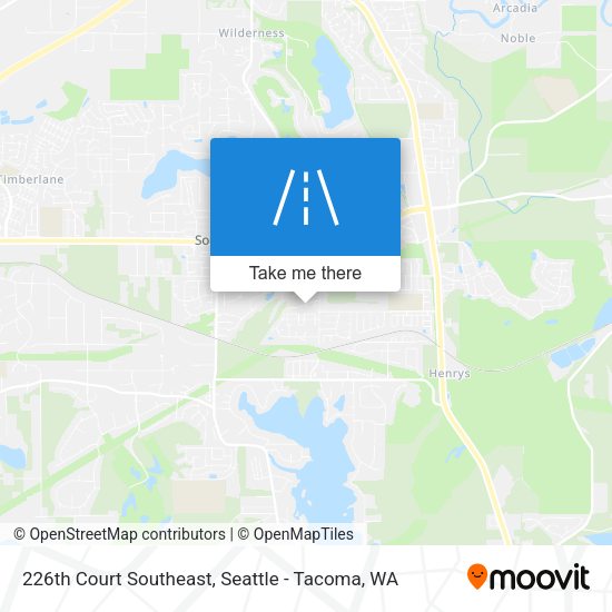 Mapa de 226th Court Southeast