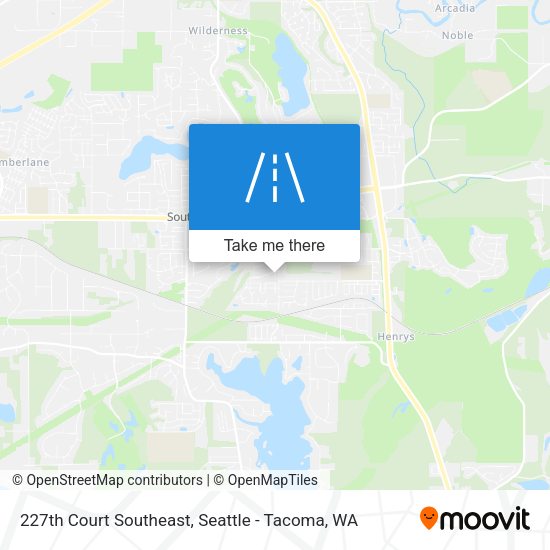 Mapa de 227th Court Southeast