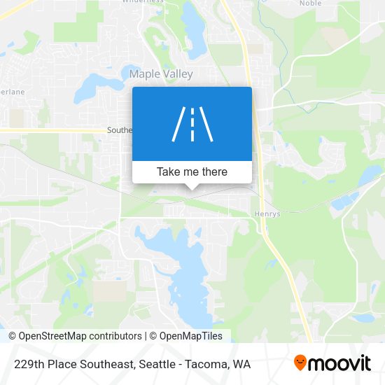 Mapa de 229th Place Southeast