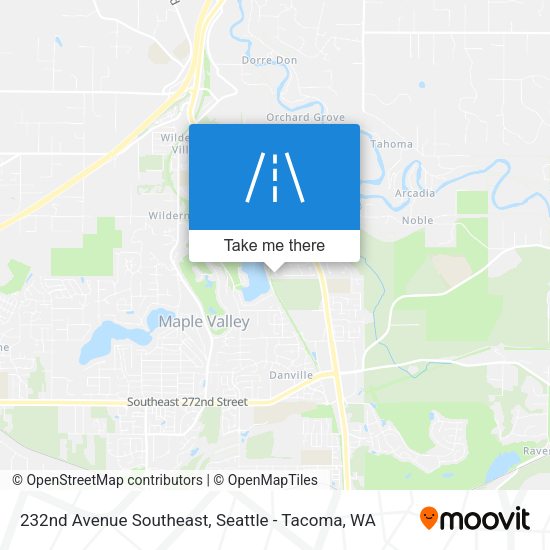232nd Avenue Southeast map