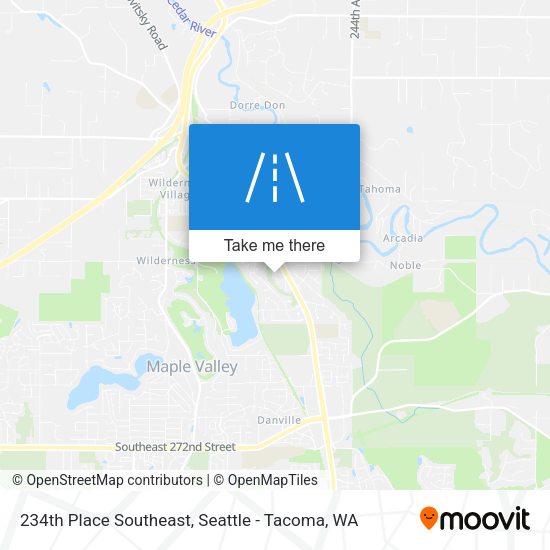 234th Place Southeast map