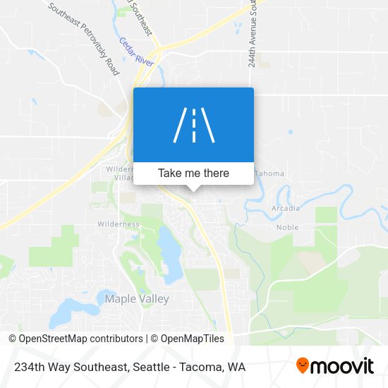Mapa de 234th Way Southeast