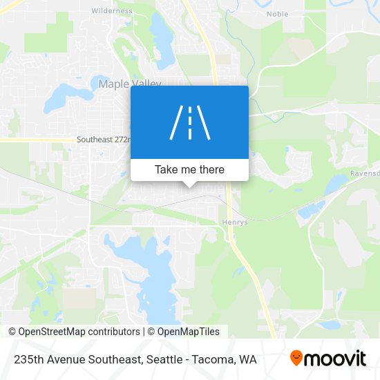 235th Avenue Southeast map