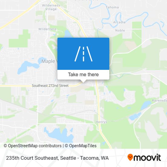 Mapa de 235th Court Southeast