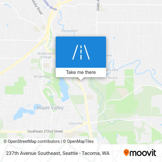 237th Avenue Southeast map