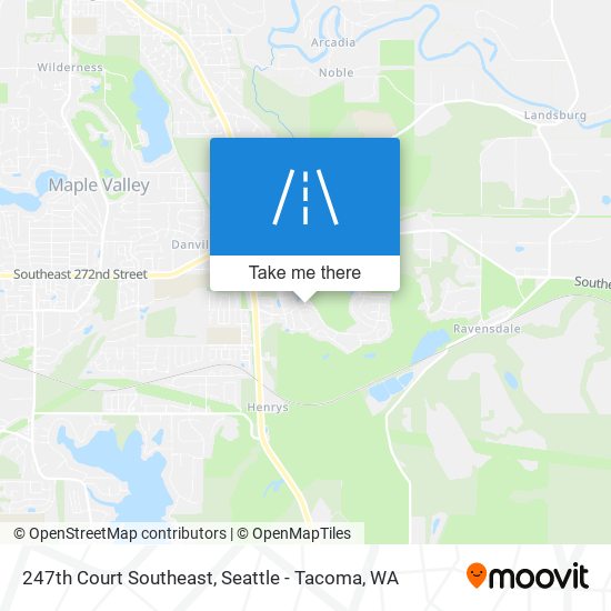 247th Court Southeast map