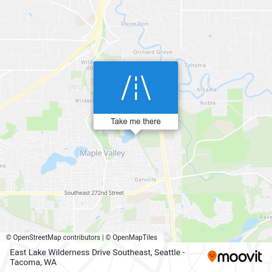 East Lake Wilderness Drive Southeast map