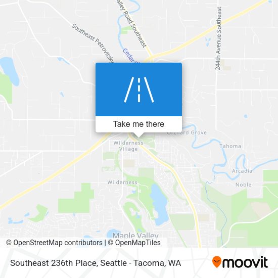 Mapa de Southeast 236th Place