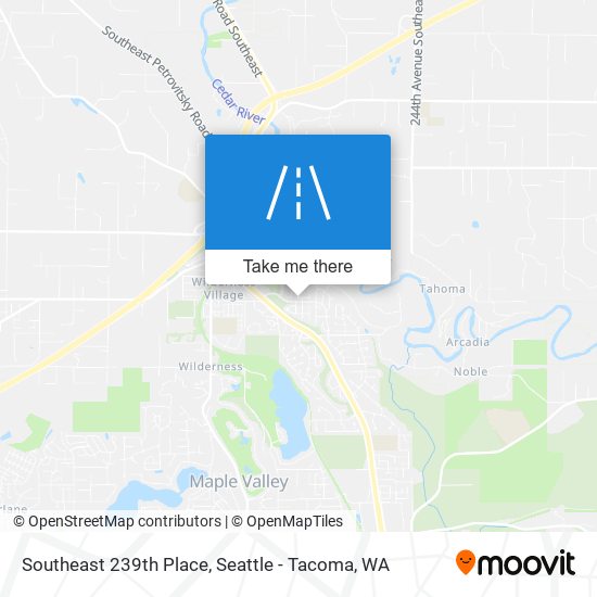 Mapa de Southeast 239th Place