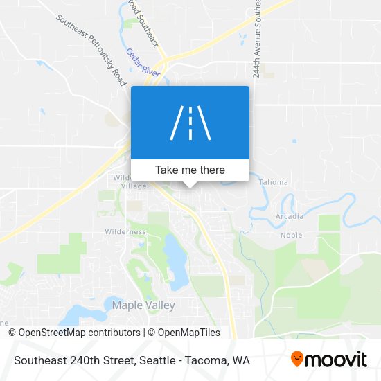 Mapa de Southeast 240th Street
