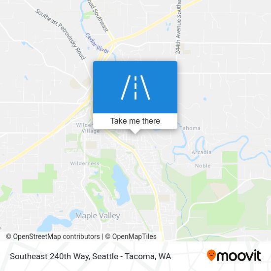 Mapa de Southeast 240th Way