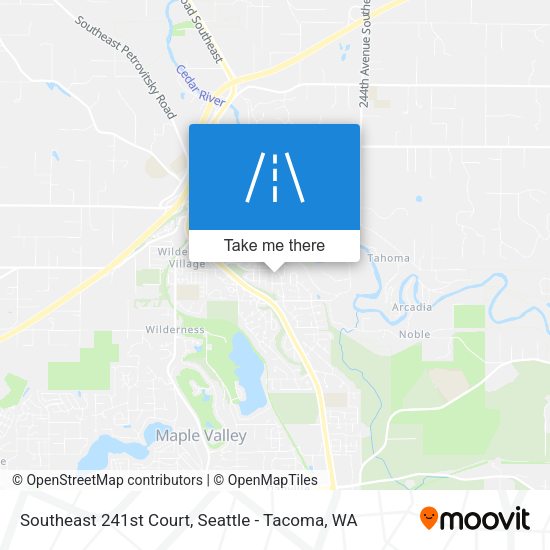 Southeast 241st Court map