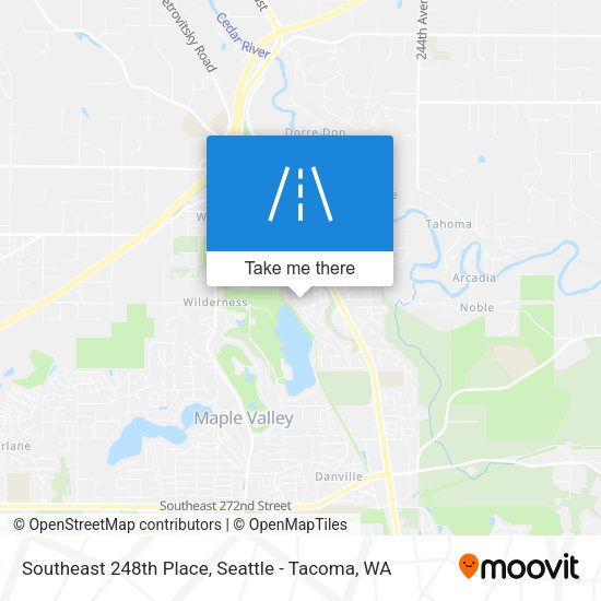 Southeast 248th Place map