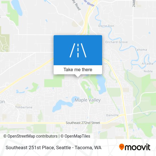 Mapa de Southeast 251st Place