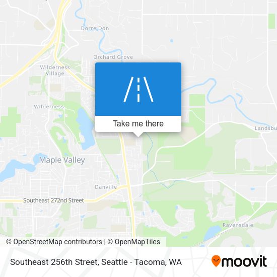 Southeast 256th Street map