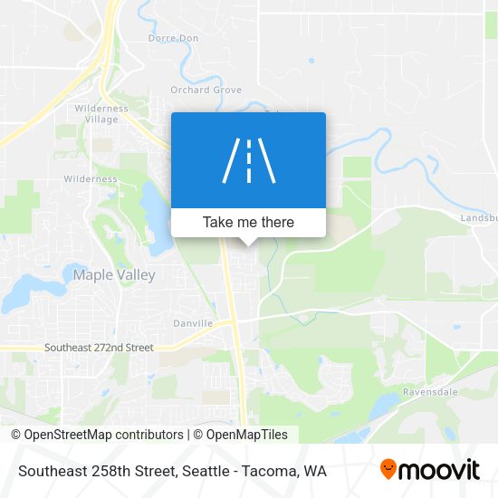 Southeast 258th Street map