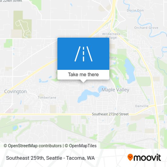 Mapa de Southeast 259th