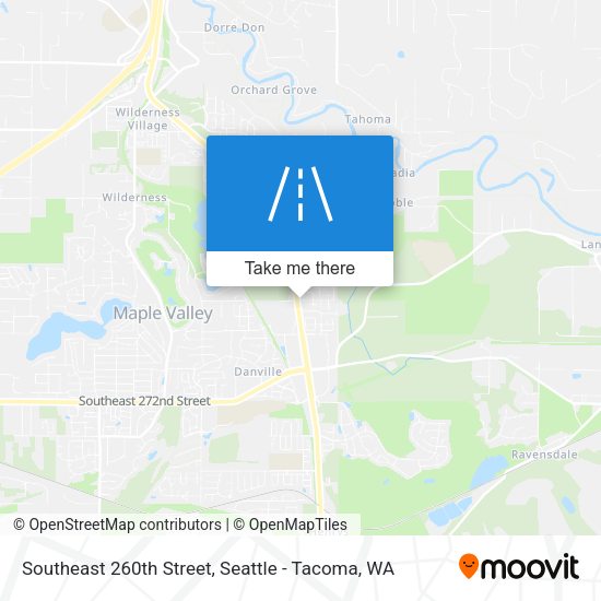 Southeast 260th Street map
