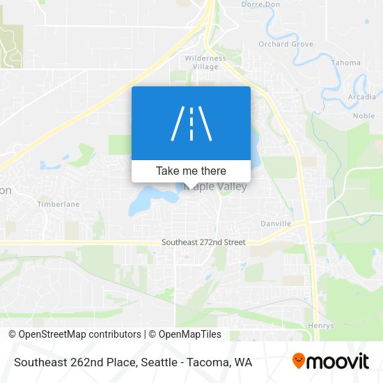Mapa de Southeast 262nd Place